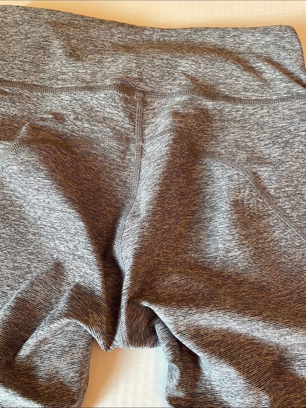 Youth Outdoor Voices ' Two-Tone Purple and Gray Performance Leggings - Picture 7 of 8